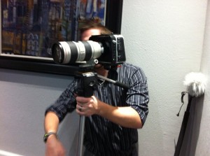 Ross Shooting with the Blackmagic Cinema Camera at The Diamond Company