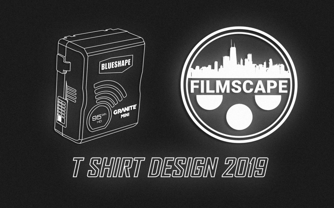 Blueshape + Filmscape 2019 T Shirt Design