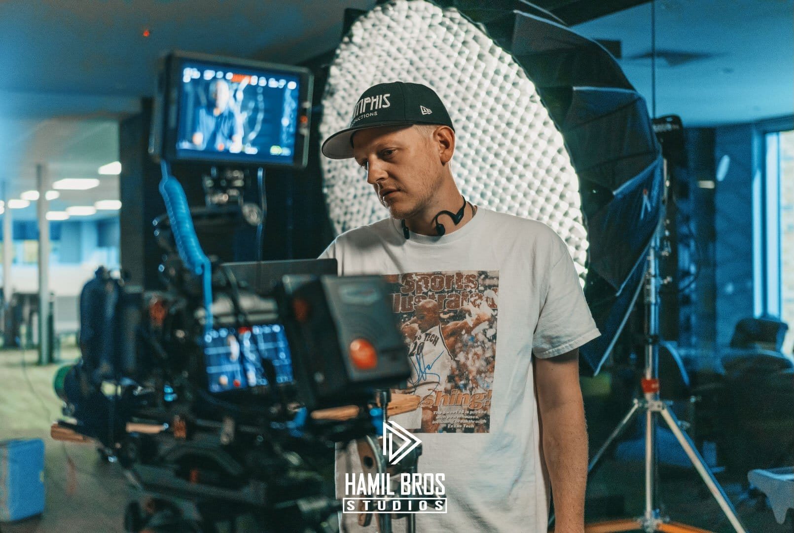 Brett Womble directing on set for the 100 BMWT 2024 Gala Video