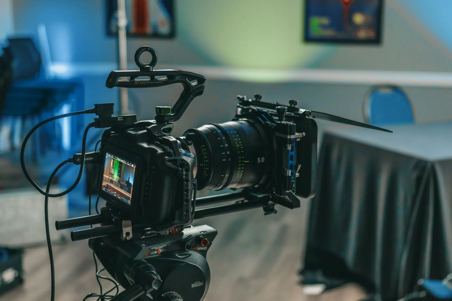 HBS_0400_LSO ABBA Blackmagic Cinema 6k Camera with a Tokina Cinema Vista at the Lubbock Symphony Office
