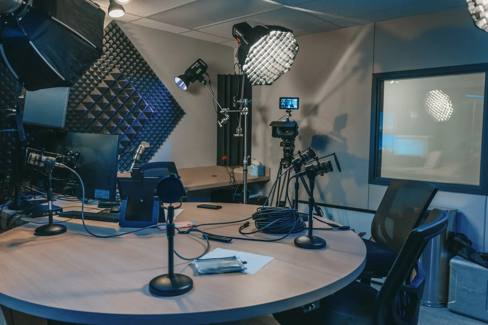 Symphone Video Podcast being shot at RAMAR Studios