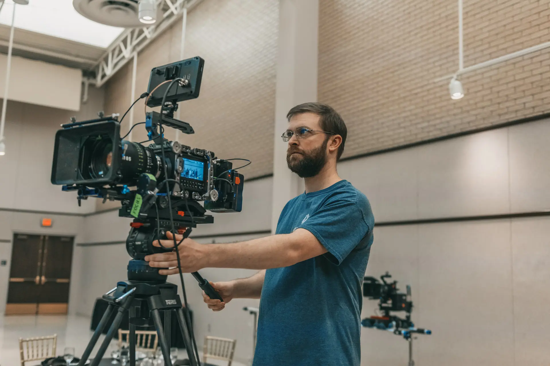 Part of the Camera setup for Texas Tech