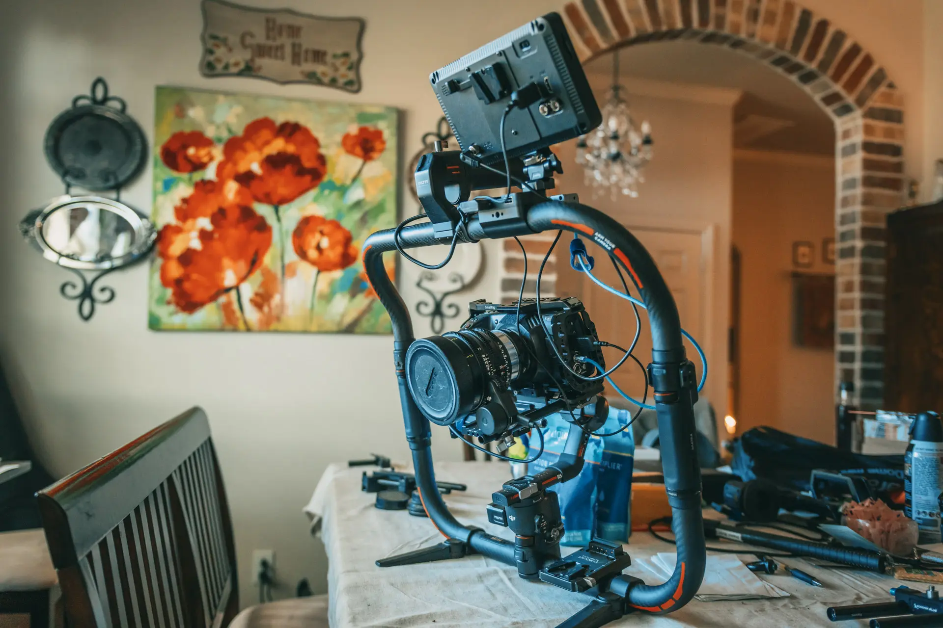 LABOR XII_Lacey Sturm-1 The roving gimbal camera with the Blackmagic pocket 4k, Tokina 11-20, for the live concert video production with LABOR XII, Evan Rodaniche of Cage9 and Lacey Sturm