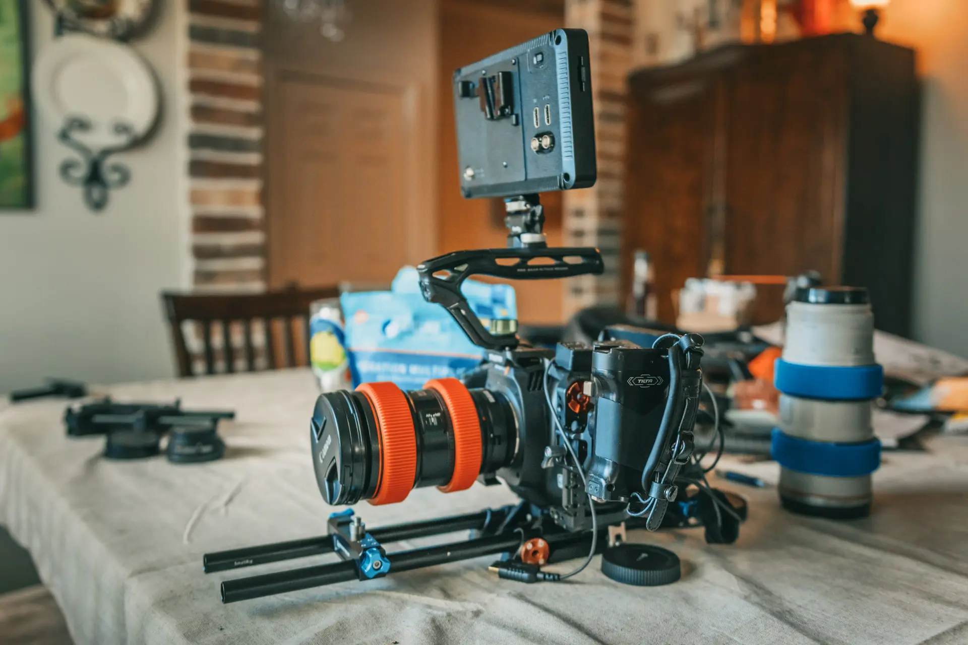 LABOR XII_Lacey Sturm-6 Blackmagic Cinema 6k handheld rig for the live concert video production with Labor XII Evan Rodaniche and Lacey Sturm
