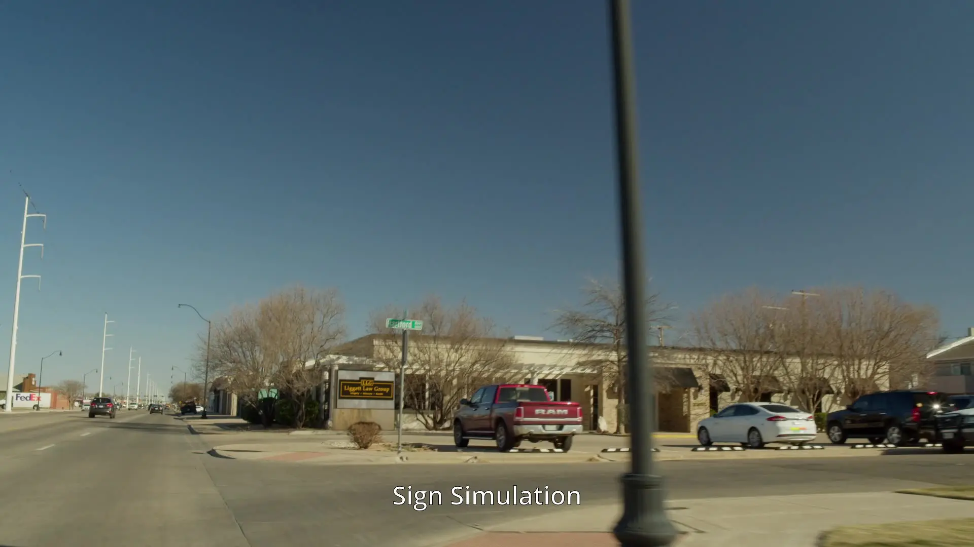 Liggett Law Group building with #d Sign Example