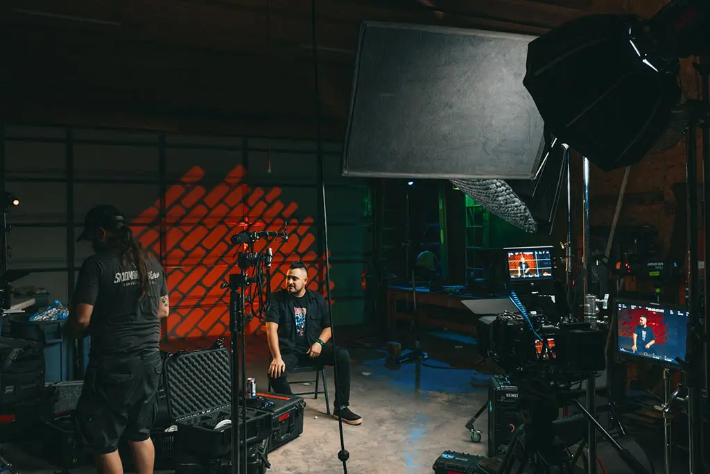 The Produciton oc the Blood By Design Album Release Video Shoot