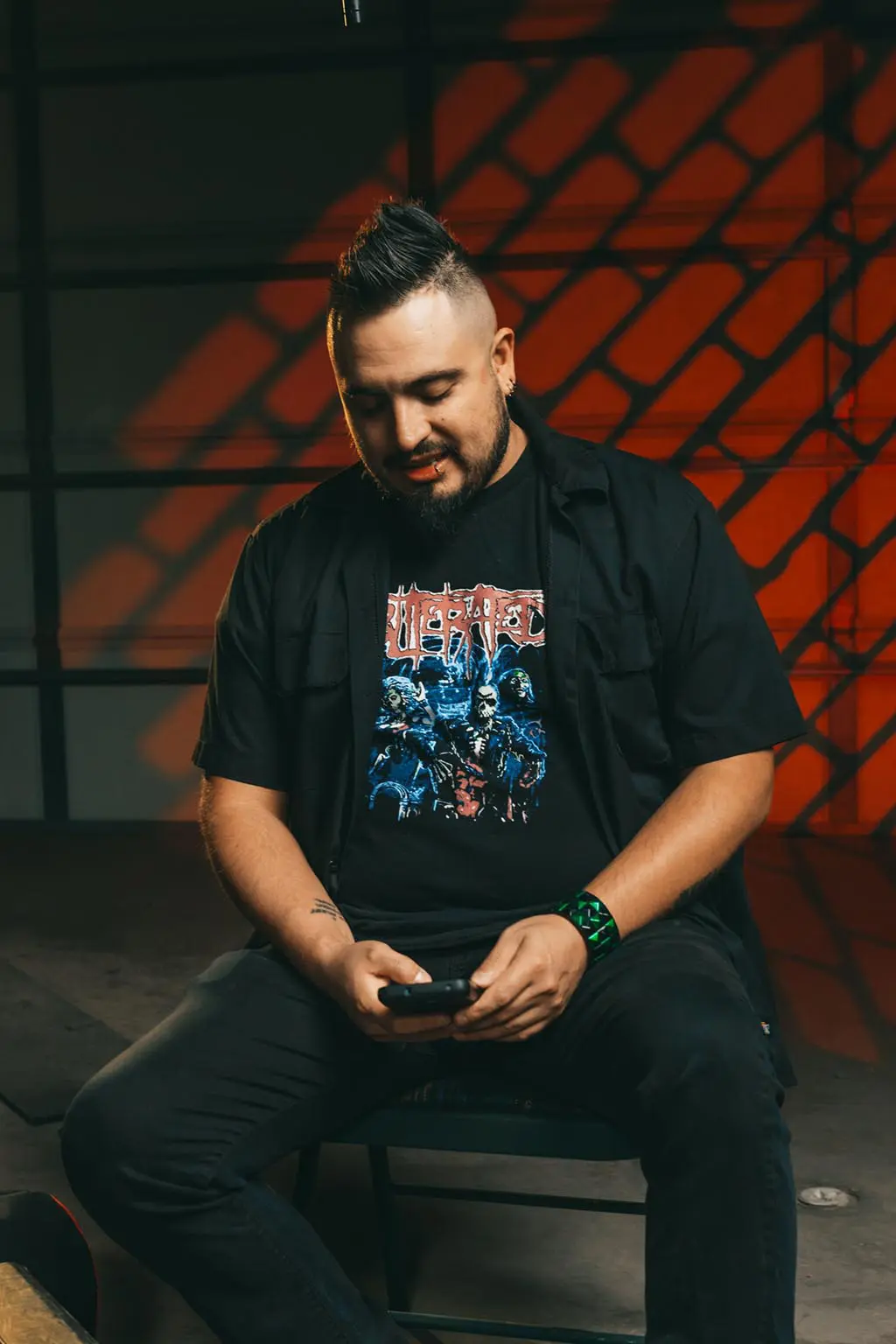 Jake Weatherman at the Blood By Design Album Release Video Production