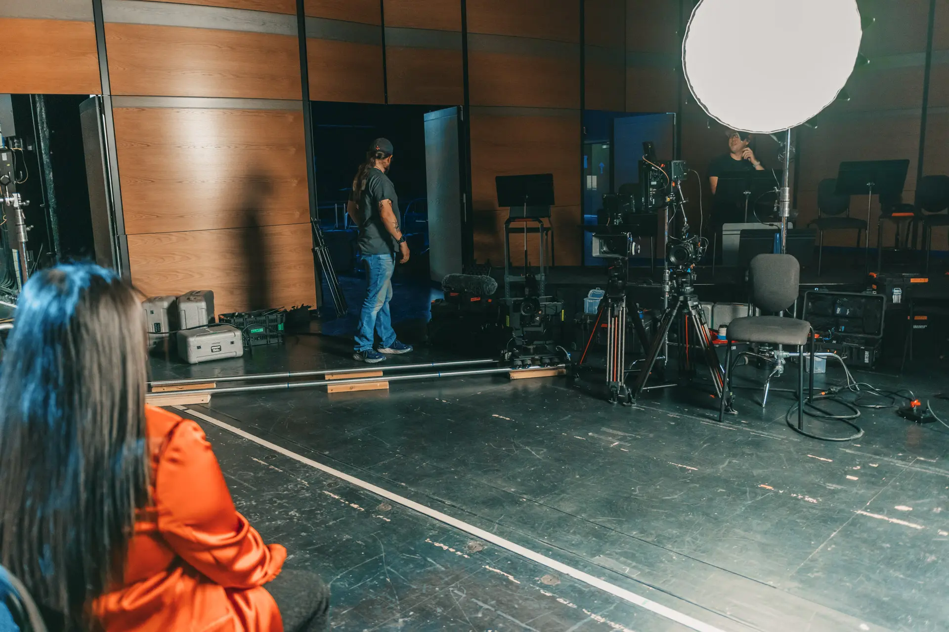 The Lighting for the symphony fundraising video