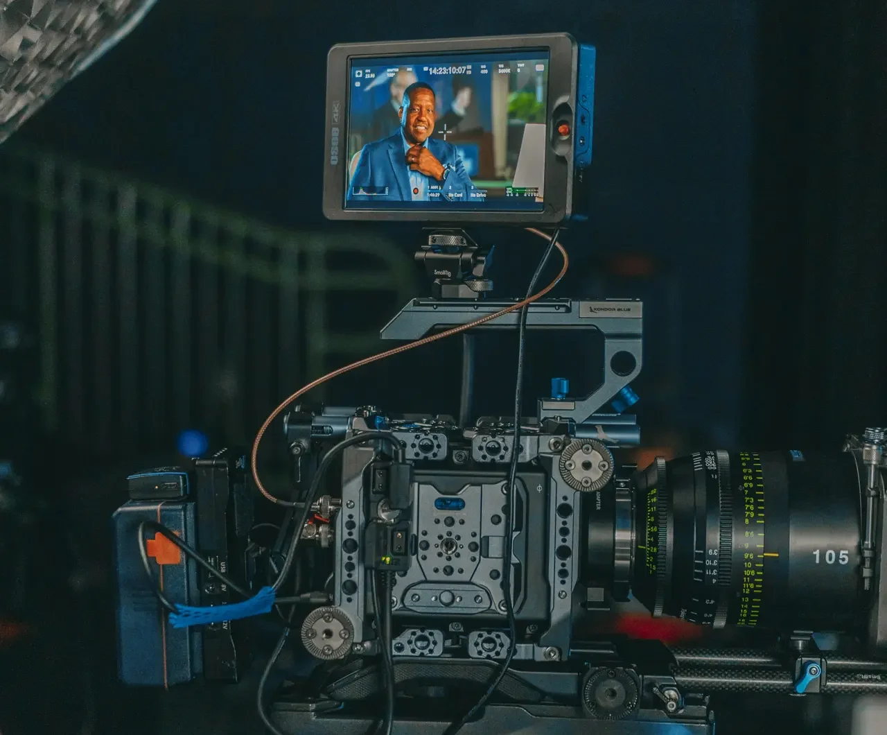 The Blackmagic Pyxis and Tokina Vista 105 on the Liggett Law Group Best of Lubbock 2025 Video