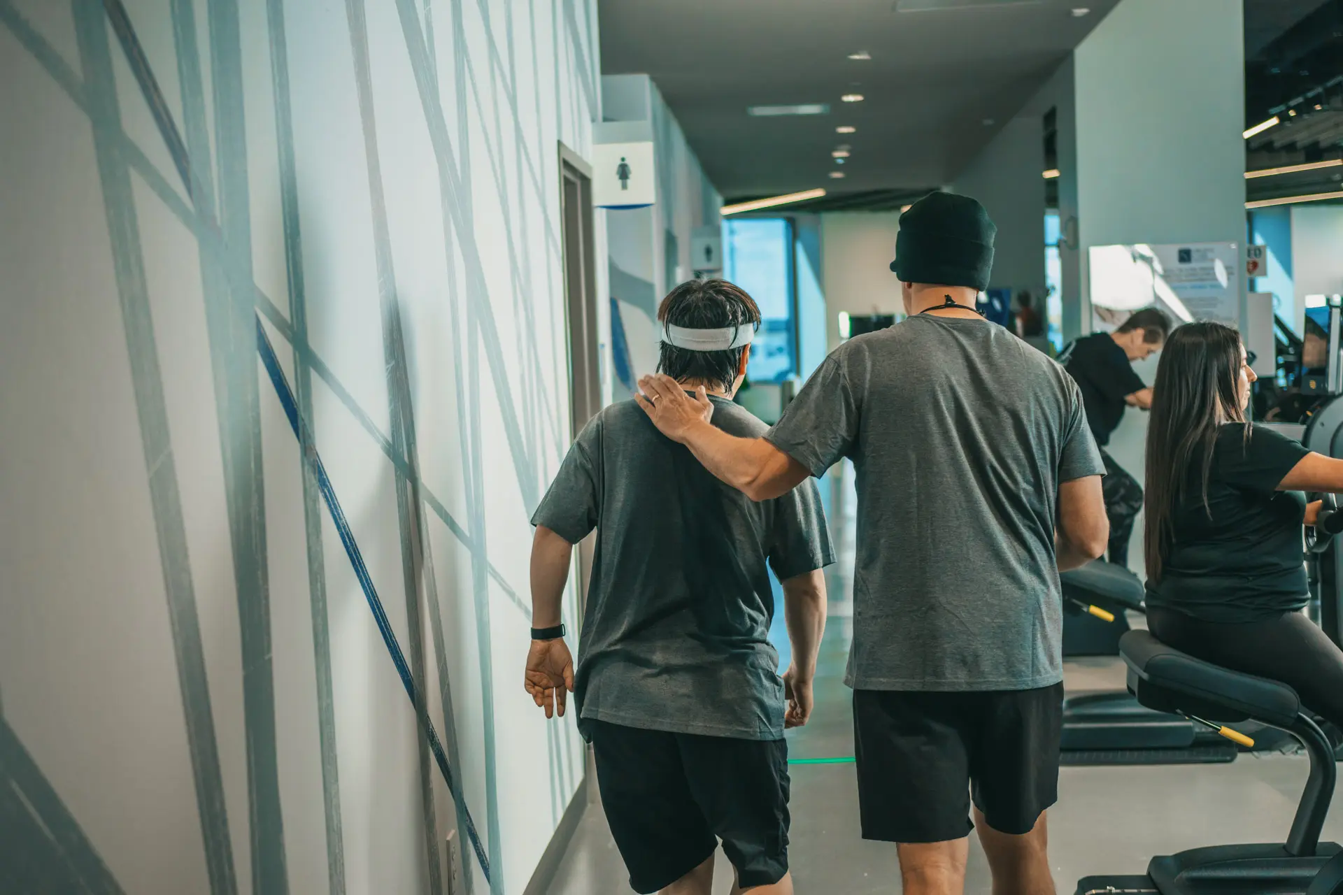 David is wiped out after training day