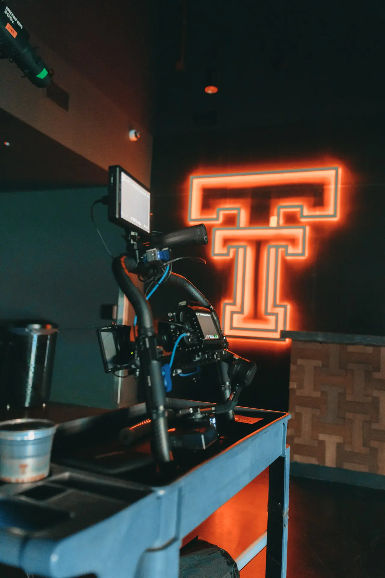 A Texas Tech Athletics Double-T Logo in the Field Club