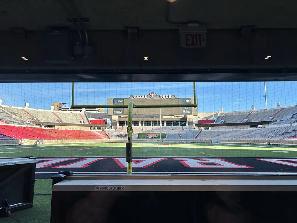 The Red Raiders End Zone Club in the Texas Tech Athletics Department
