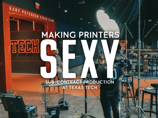 1 Day to Make Printers Sexy with Texas Tech Athletics