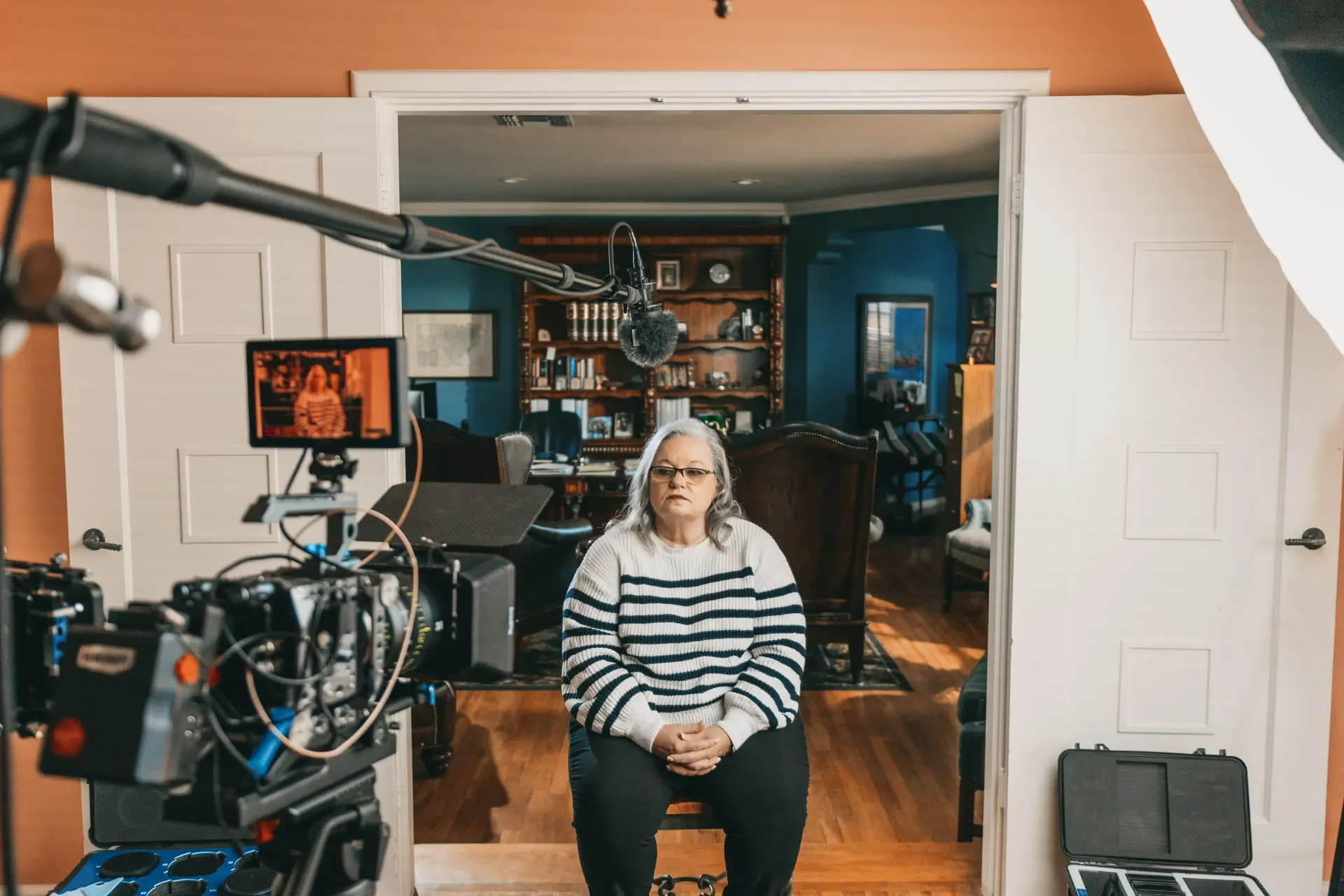 HBS_6059_Dobbs Super Bowl 2026 Our Interview Setup with Michele at the Dobbs Law Firm