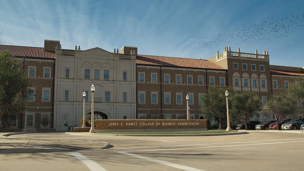 B-Roll After Visual Effects of the exterior for the Rawls College 25th Anniversary Video