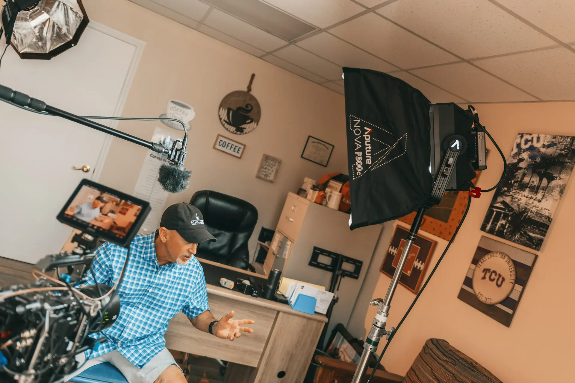 Lighting For Jon Lanier's Video Testimonial